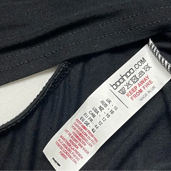 NWT Boohoo Open Back Long Sleeve Top - Picture 7 of 8